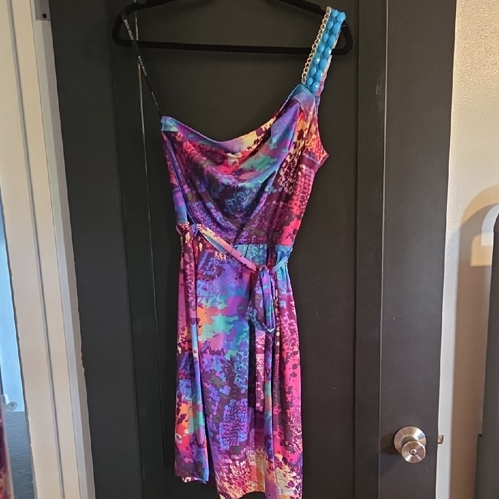 Bisou Bisou Multicolor Midi Dress